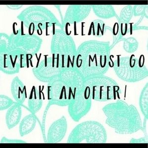 Everything must go!